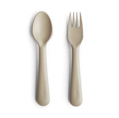 Mushie Fork & Spoon 2P - Motherhood