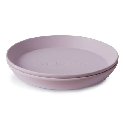 Mushie Plate Round 2P Mushie
