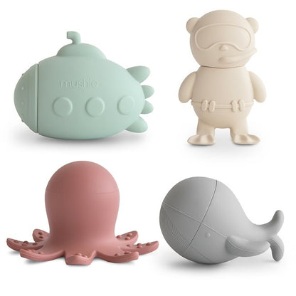 Mushie Bath Play Set - Sealife - Motherhood