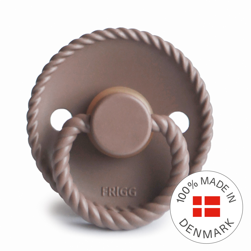 Frigg Rope - Round Latex Pacifier - Sepia - Motherhood