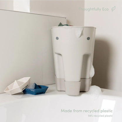 Shnuggle Ellie Bath Toy Drying Caddy | Free Standing Baby & Toddler Bath Toy Storage Shnuggle