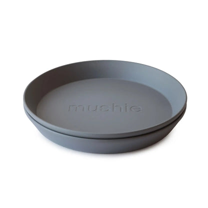 Mushie Plate Round 2P Mushie