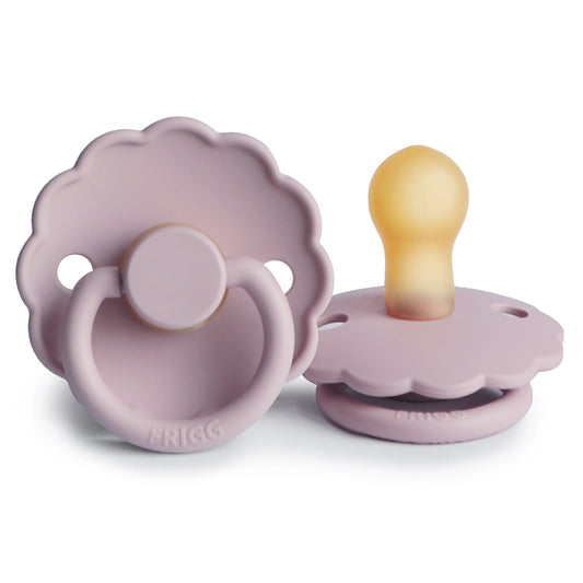 Frigg Daisy - Round Latex Pacifier - Soft Lilac - Motherhood