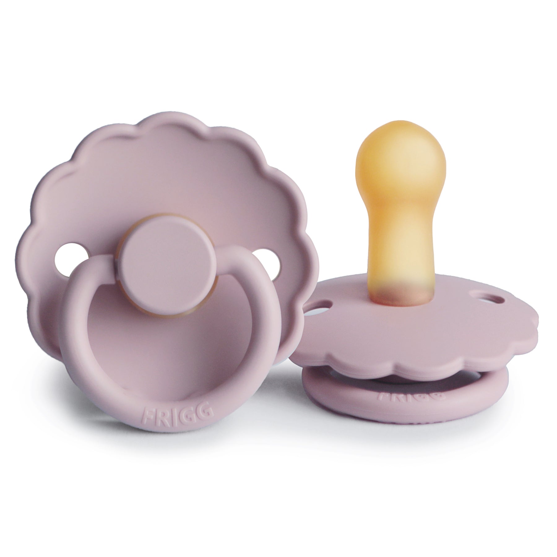 Frigg Daisy - Round Latex Pacifier - Soft Lilac - Motherhood