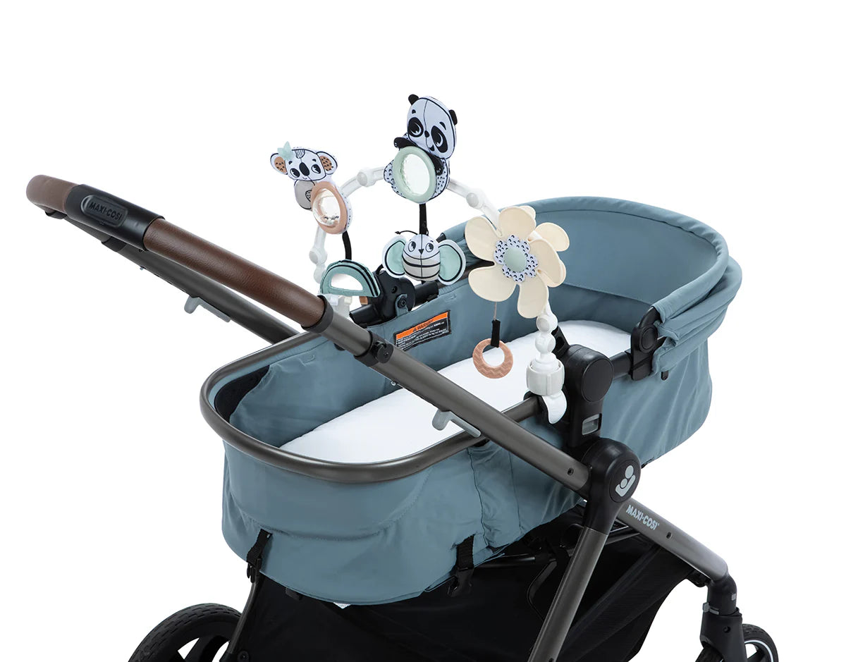 Tiny Love Black & White Sunny Stroll – Flexible Stroller Arch with 6 Activities - Motherhood