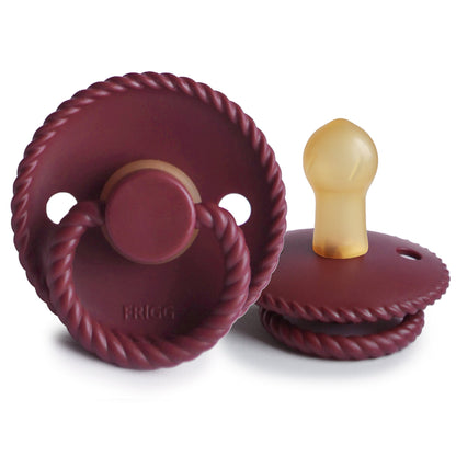 Frigg Rope - Round Latex Pacifier - Sweet Cherry - Motherhood