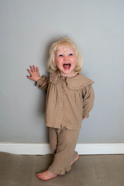 Takara Moon Muslin Girl Outfit - with frill - Motherhood