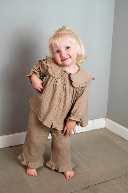 Takara Moon Muslin Girl Outfit - with frill - Motherhood