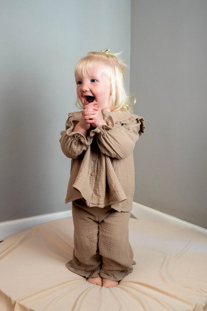 Takara Moon Muslin Girl Outfit - with frill - Motherhood