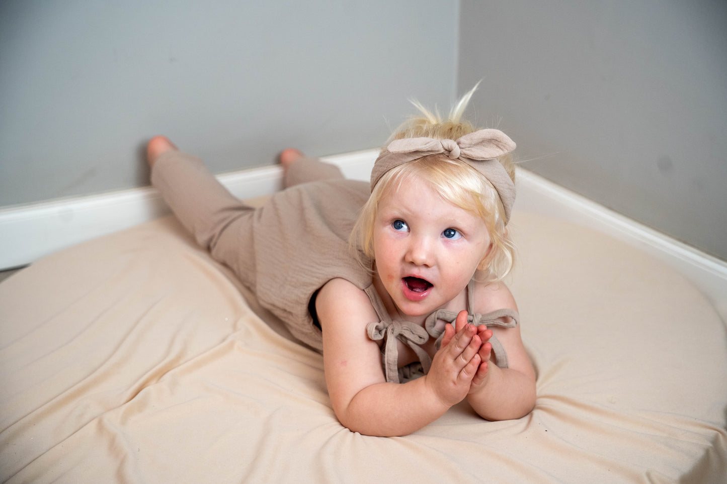 Takara Moon Girl dungaree with bows & headband - Motherhood