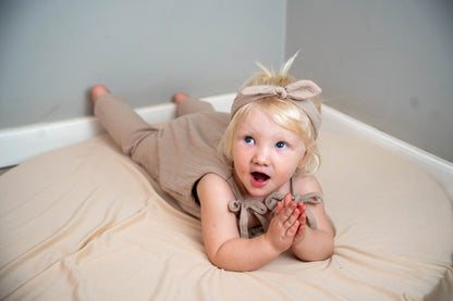 Takara Moon Girl dungaree with bows & headband - Motherhood