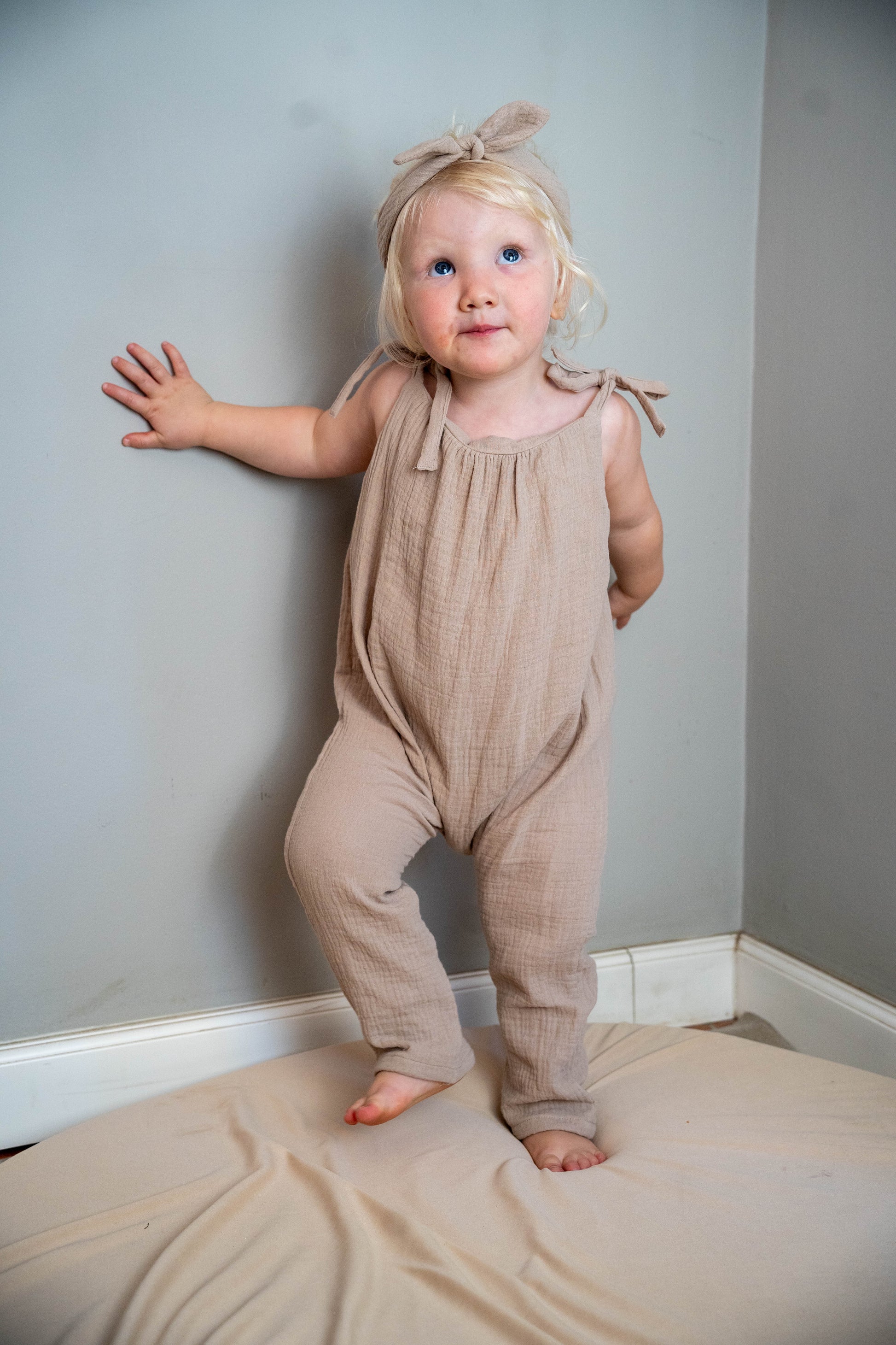 Takara Moon Girl dungaree with bows & headband - Motherhood