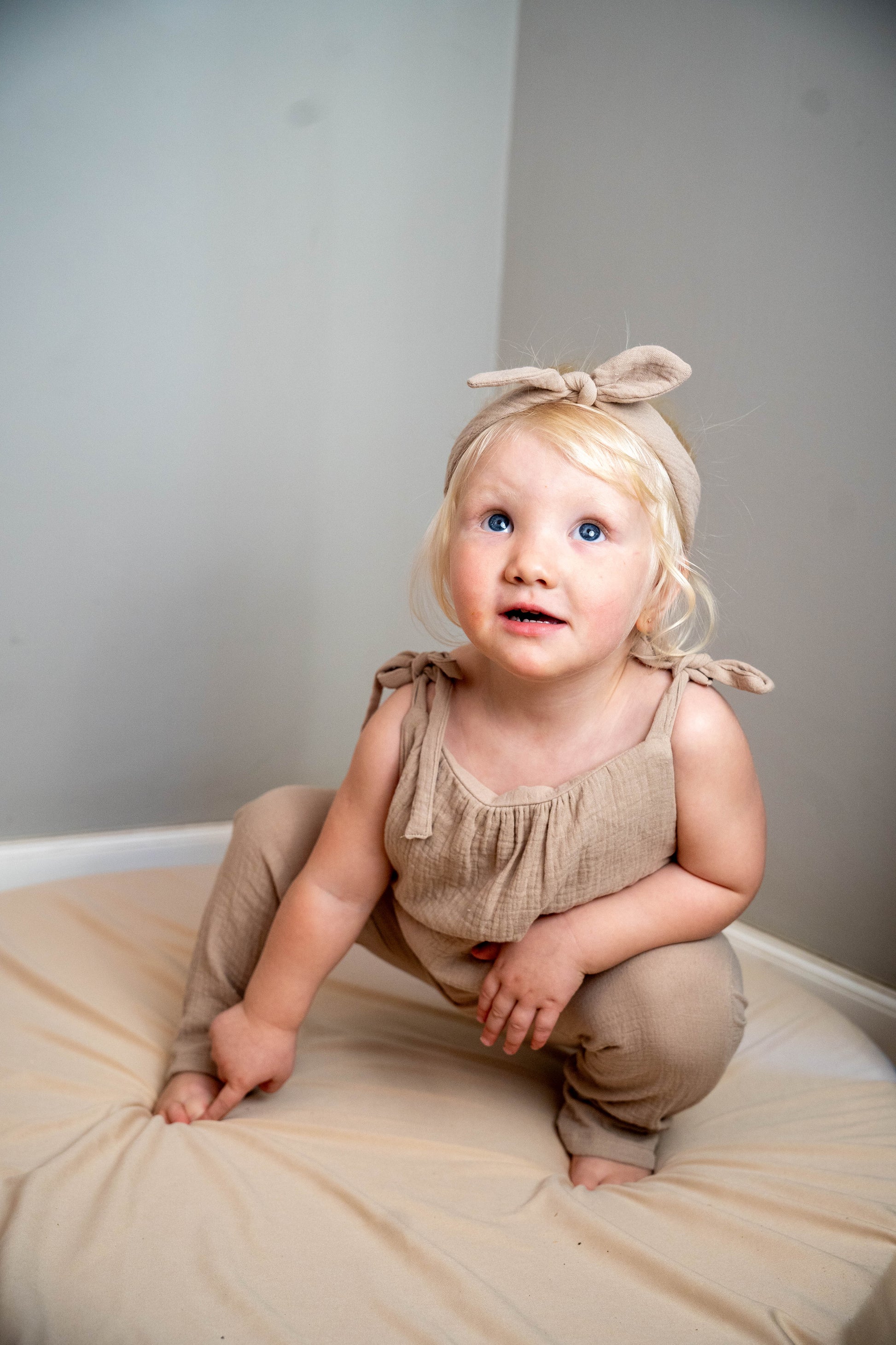 Takara Moon Girl dungaree with bows & headband - Motherhood