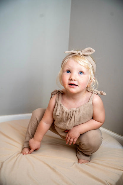 Takara Moon Girl dungaree with bows & headband - Motherhood