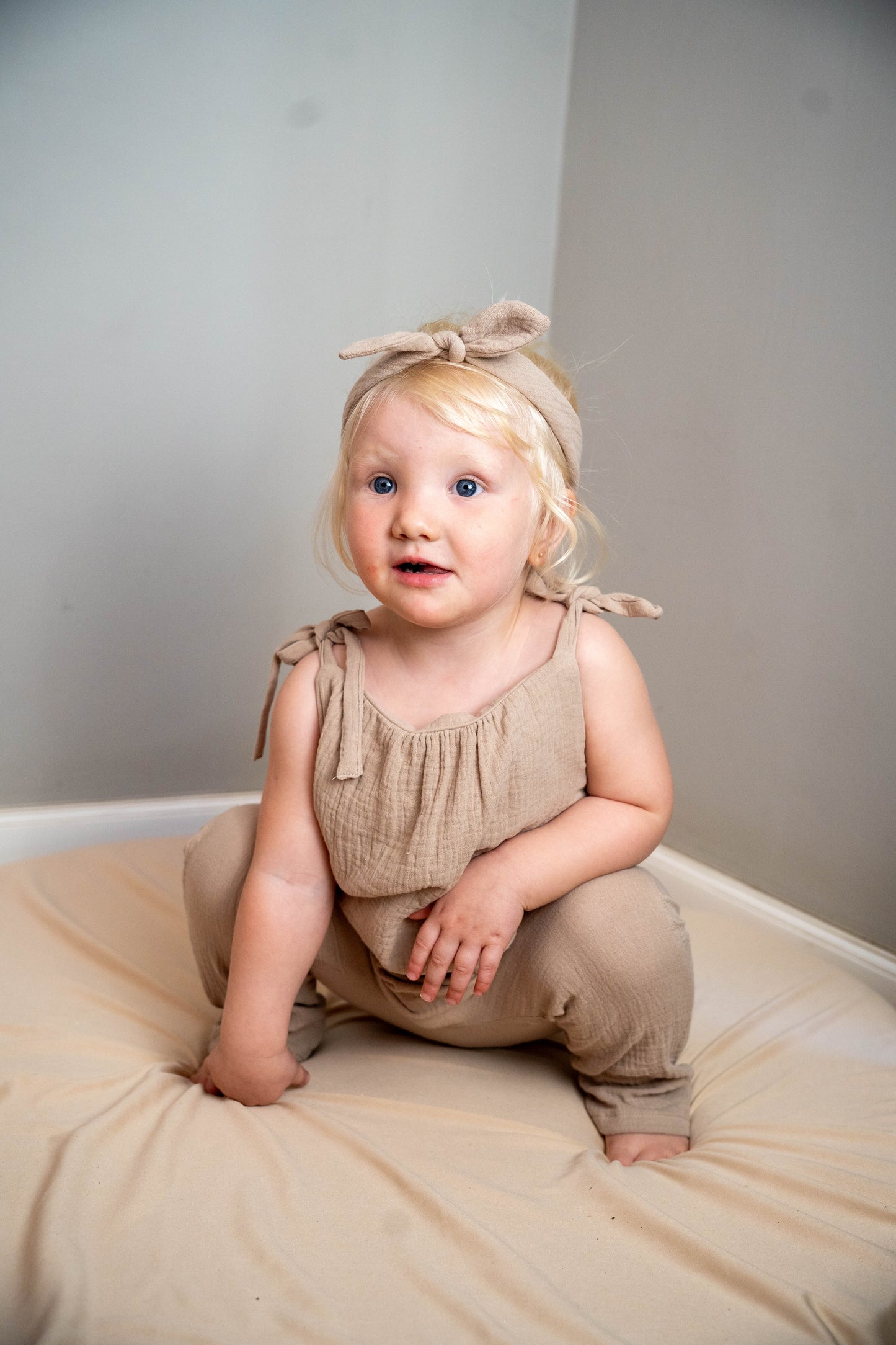 Takara Moon Girl dungaree with bows & headband - Motherhood