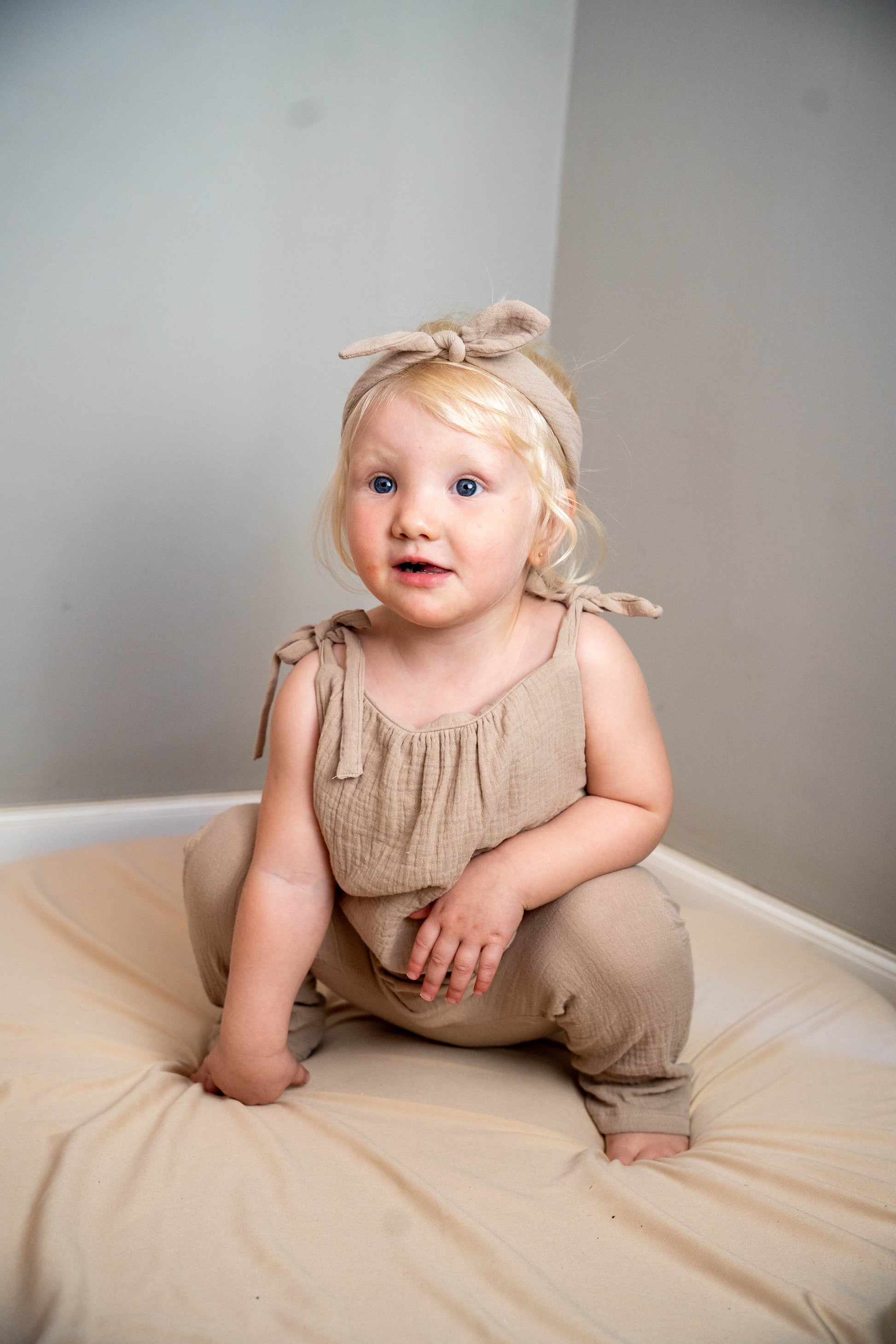 Takara Moon Girl dungaree with bows & headband - Motherhood