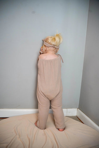 Takara Moon Girl dungaree with bows & headband - Motherhood