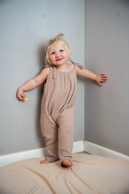 Takara Moon Girl dungaree with bows & headband - Motherhood