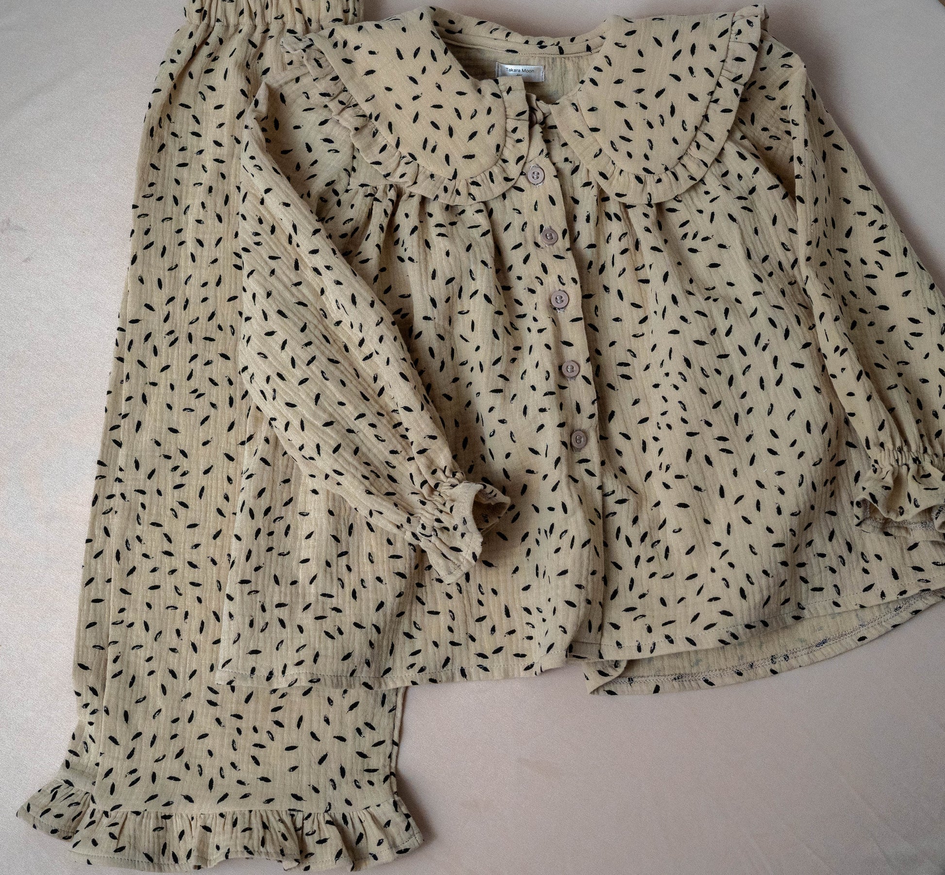 Takara Moon Muslin Girl Outfit - with frill - Motherhood
