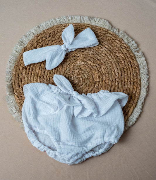 Takara Moon Girl ruffle bloomers with headband - Motherhood