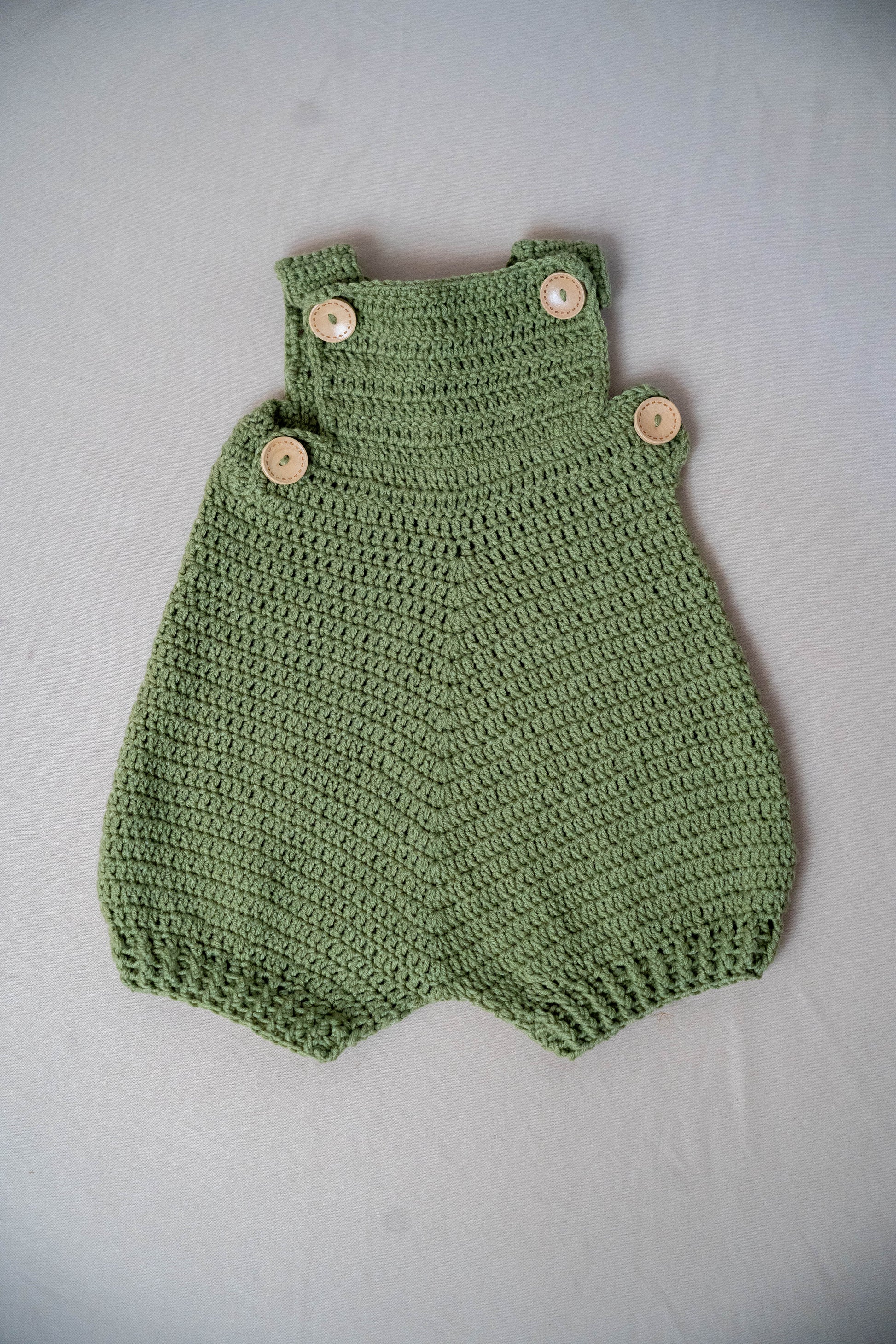 Takara Moon Overside Crochet Dungaree - Motherhood