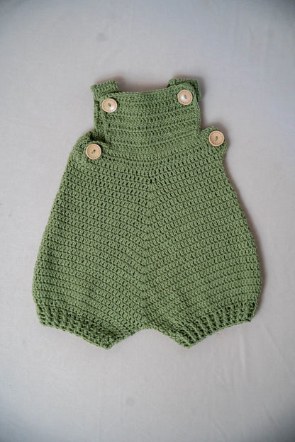 Takara Moon Overside Crochet Dungaree - Motherhood