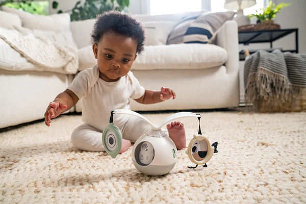 Tiny Love Black & White Décor Tummy Time Mobile Entertainer