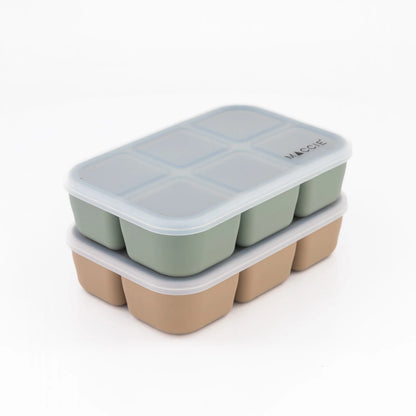 Maccie cube + cruz snackle box + freezer tray