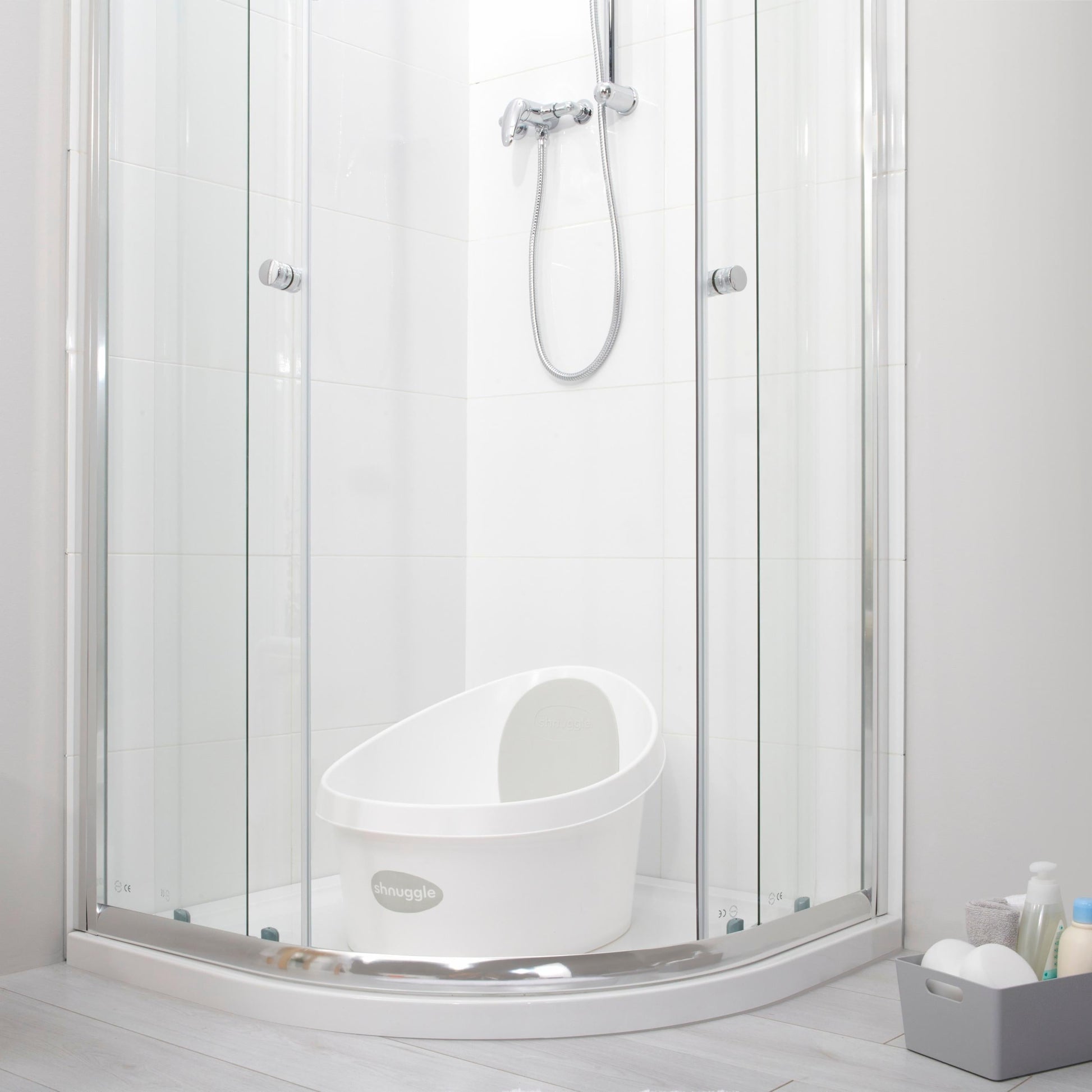 Shnuggle Toddler Bath Tub | Big Bath for bigger kids | Child bathtub seat support | Fits in shower and adult bath - Motherhood