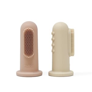 Mushie Finger Toothbrush 2P