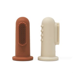 Mushie Finger Toothbrush 2P