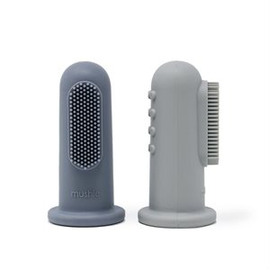 Mushie Finger Toothbrush 2P