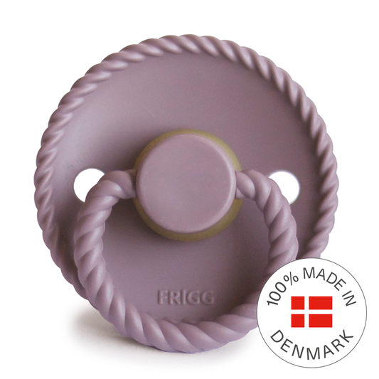 Frigg Rope - Round Latex Pacifier - Twilight Mauve - Motherhood