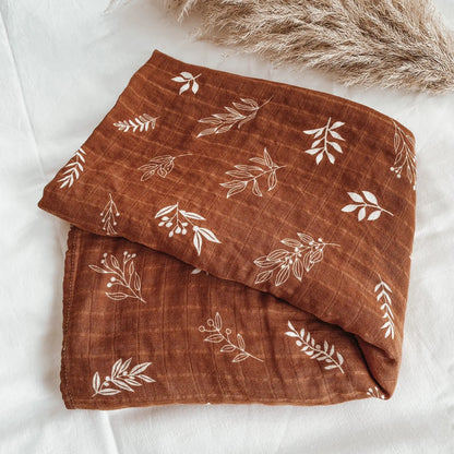 Rainberry Baby Illustrated Bamboo Muslin Swaddle Blankets - Motherhood