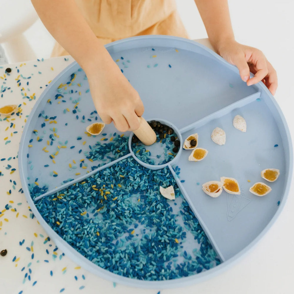 Jellystone Designs - Sensory Tray Play with Illustrated Silicone Lid