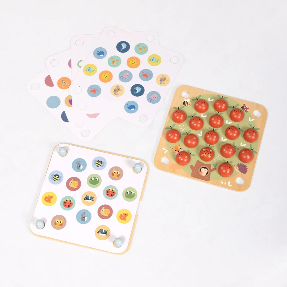 TookyToy - Apple Memory Game with Activity Cards