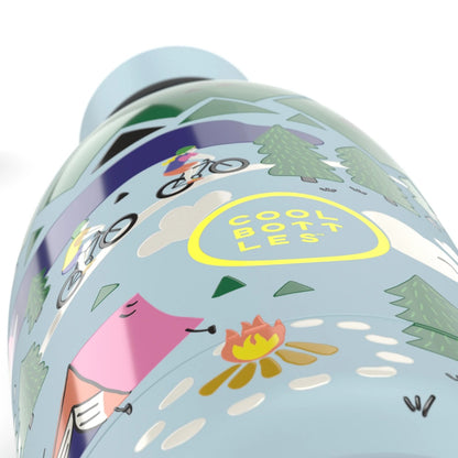 Cool Bottles - Kids Triple-Insulated Water Bottle - Outdoor Adventure 500ml
