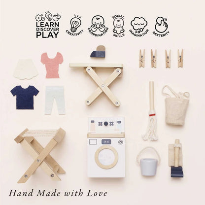 Le Toy Van - Dolls House Furniture: Laundry Room - 16pcs