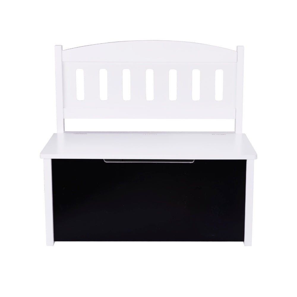 TookyToy - Wooden Toy Chest with Flip-Down Bench Seat