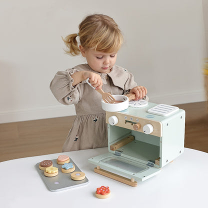 TookyToy - Pretend Play Kitchen Oven Cooking Toy Playset