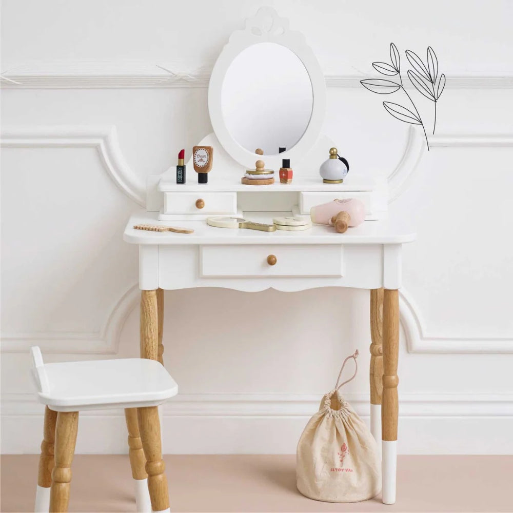 Le Toy Van - Wooden Vanity Star Beauty Kit - 11pcs