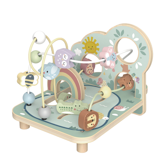 TookyToy - Forest Bead Maze - Wooden Fine Motor Activity Toy