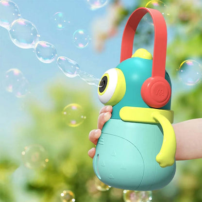 Mideer - Monster Bubbles: Interactive Bubble Machine with Lights and Music - Blue