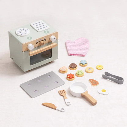TookyToy - Pretend Play Kitchen Oven Cooking Toy Playset