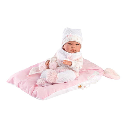 Llorens - Baby Girl Doll With Clothing And Accessories: Nica With Cushion - 40cm