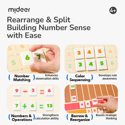 Mideer - The Numbers Educational Board Game - 113pcs