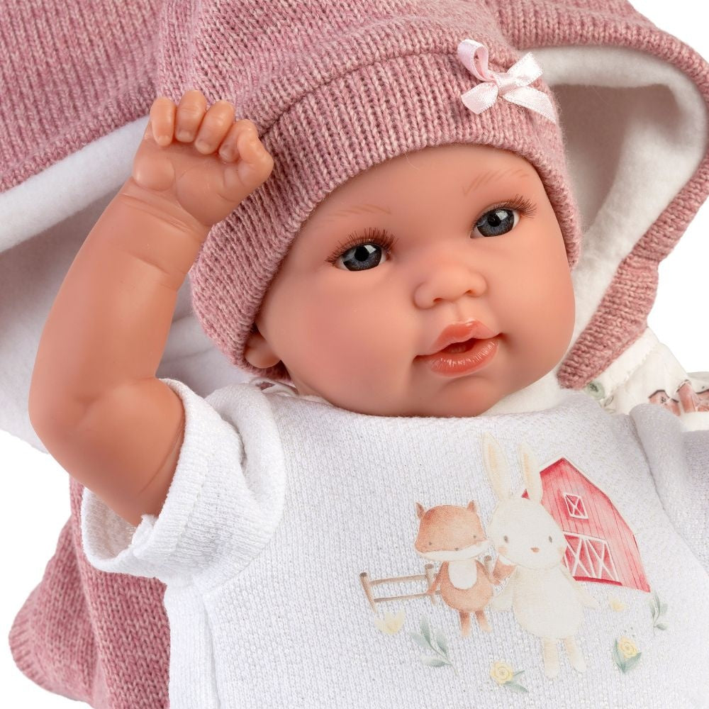 Llorens - Baby Girl Doll with Clothing & Sleeping-bag: 36cm