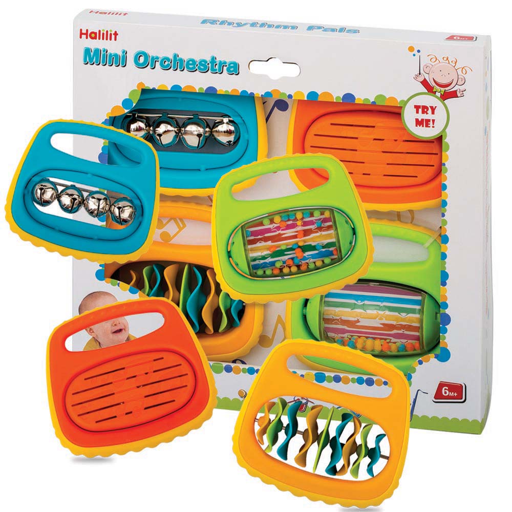 Halilit - Music Instrument for Babies & Toddlers - Mini Orchestra - Gift Set of 4 -**