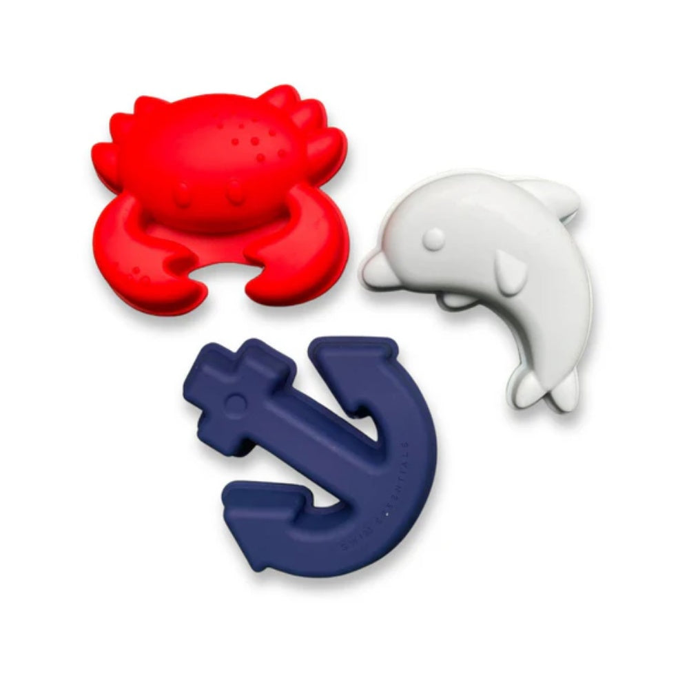 Swim Essentials - Silicone Beach Toy Set - Pure Tones
