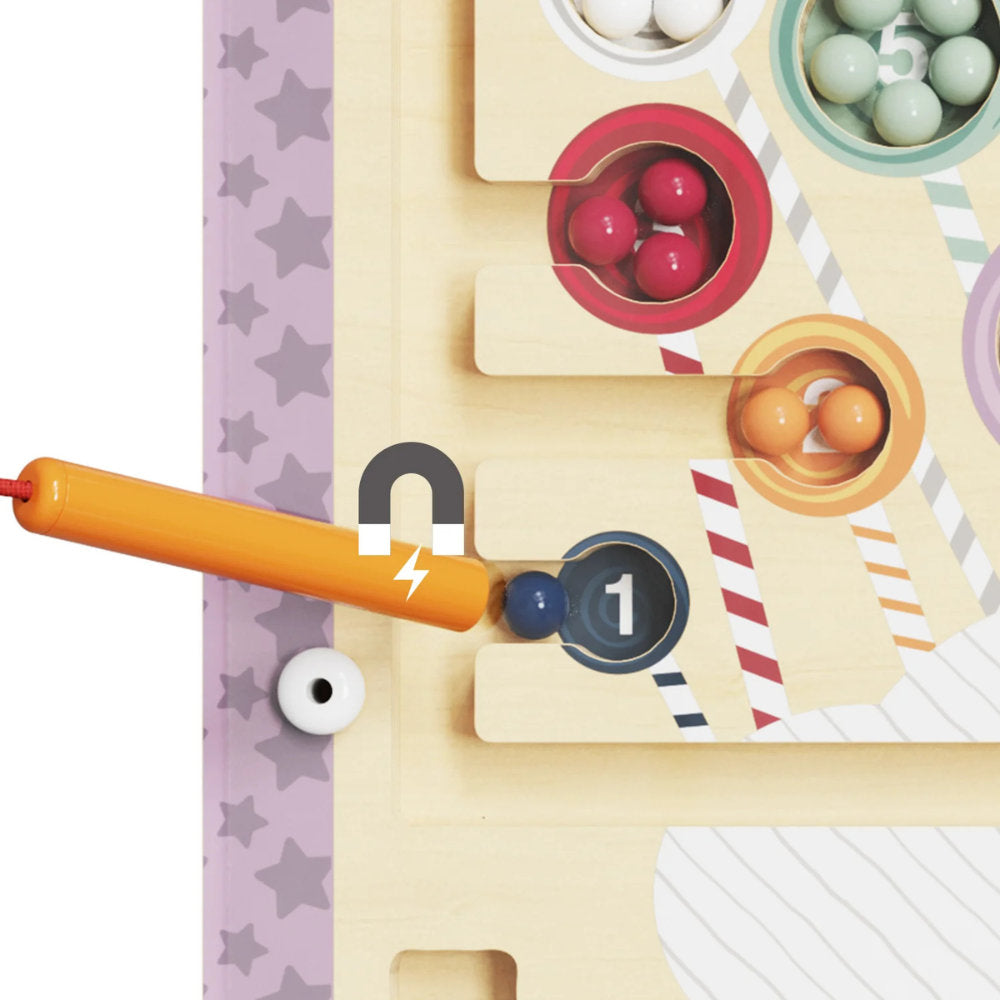 TopBright - Wooden Magnetic Maze Activity Toy - Unicorn